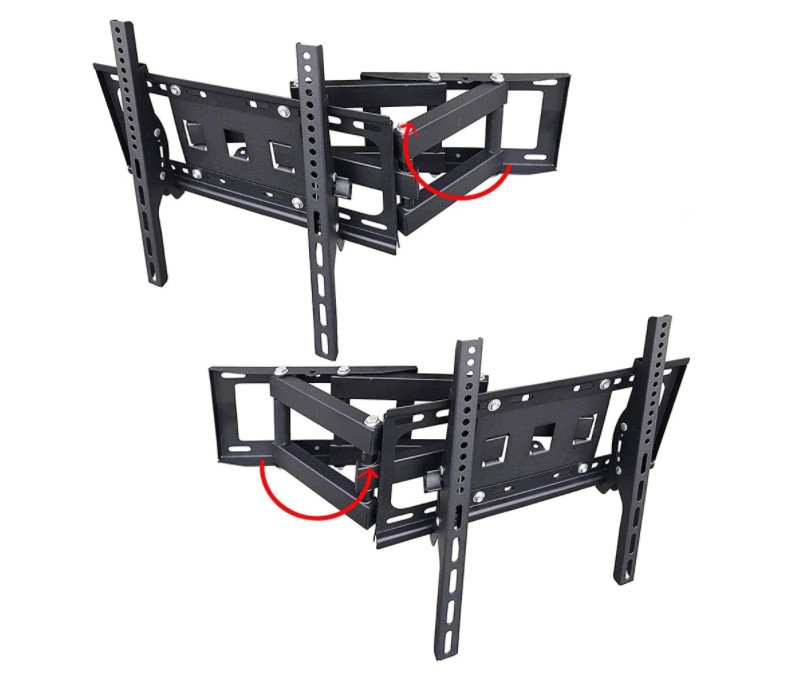 Βάση Τηλεόρασης για Τοίχο με Βραχίωνα - Έως 80'' και 40Kg - Μαύρη Βάση Τηλεόρασης για Τοίχο με Βραχίωνα - Έως 80'' και 40Kg - Μαύρη