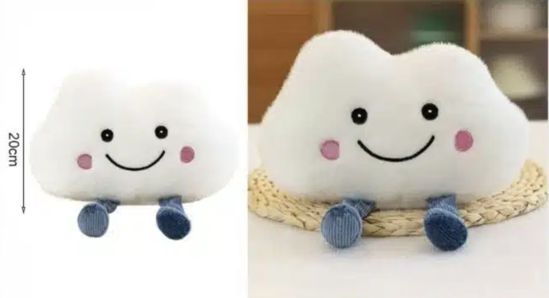 Βελούδινο Λούτρινο Αρκουδάκι Συννεφάκι 20εκ με Μάτια, Χαμόγελο και Μπλε Ποδαράκια Βελούδινο Λούτρινο Αρκουδάκι Συννεφάκι 20εκ με Μάτια, Χαμόγελο και Μπλε Ποδαράκια