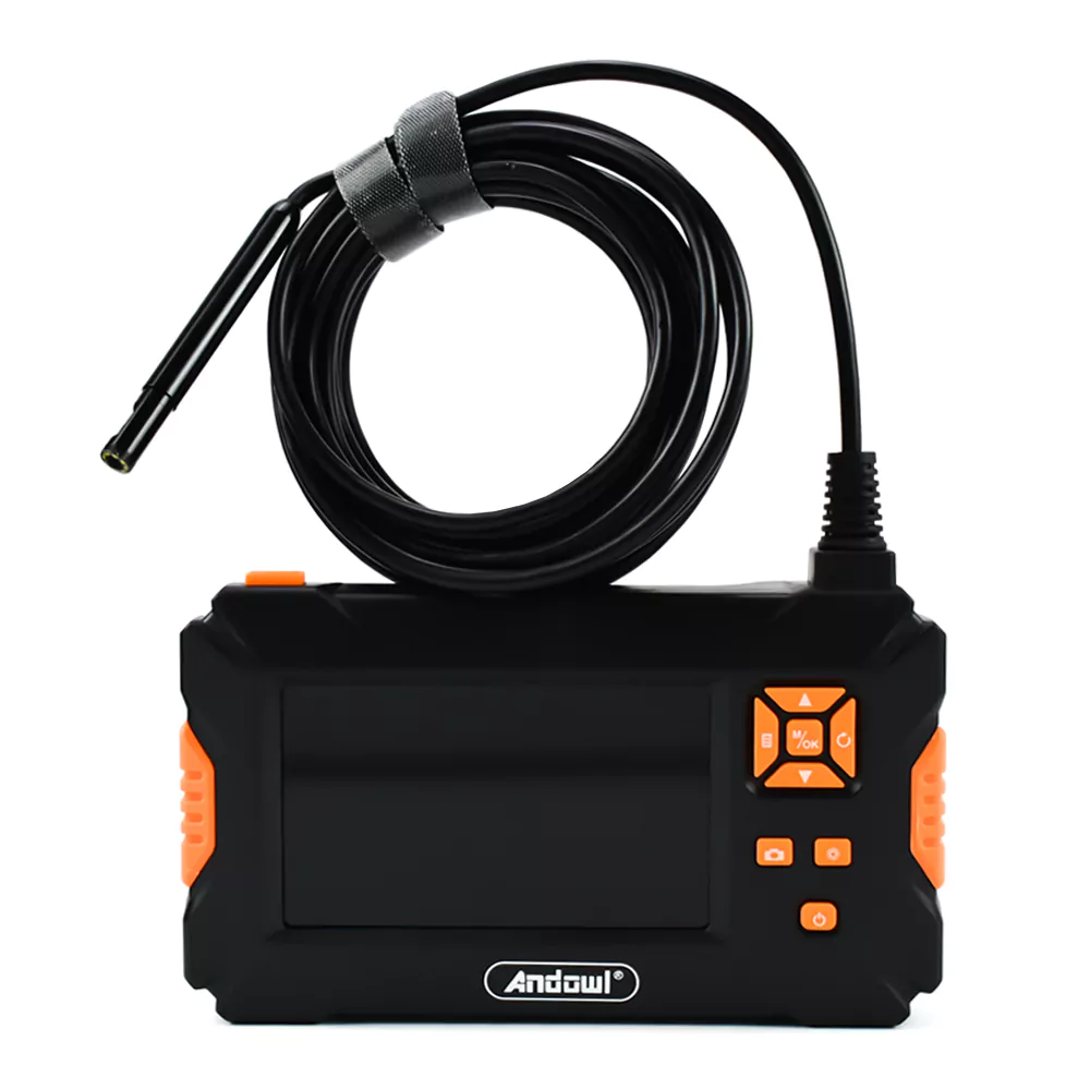 Βιομηχανικό Ενδοσκόπιο 4K HD Μπαταρίας 5m με Οθόνη 4.3″ & Περιστροφή Κάμερας 360º IP68 Andowl P130 – Μαύρο, Πορτοκαλί Βιομηχανικό Ενδοσκόπιο 4K HD Μπαταρίας 5m με Οθόνη 4.3″ & Περιστροφή Κάμερας 360º IP68 Andowl P130 – Μαύρο, Πορτοκαλί