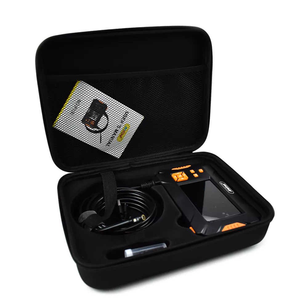 Βιομηχανικό Ενδοσκόπιο 4K HD Μπαταρίας 5m με Οθόνη 4.3″ & Περιστροφή Κάμερας 360º IP68 Andowl P130 – Μαύρο, Πορτοκαλί Βιομηχανικό Ενδοσκόπιο 4K HD Μπαταρίας 5m με Οθόνη 4.3″ & Περιστροφή Κάμερας 360º IP68 Andowl P130 – Μαύρο, Πορτοκαλί