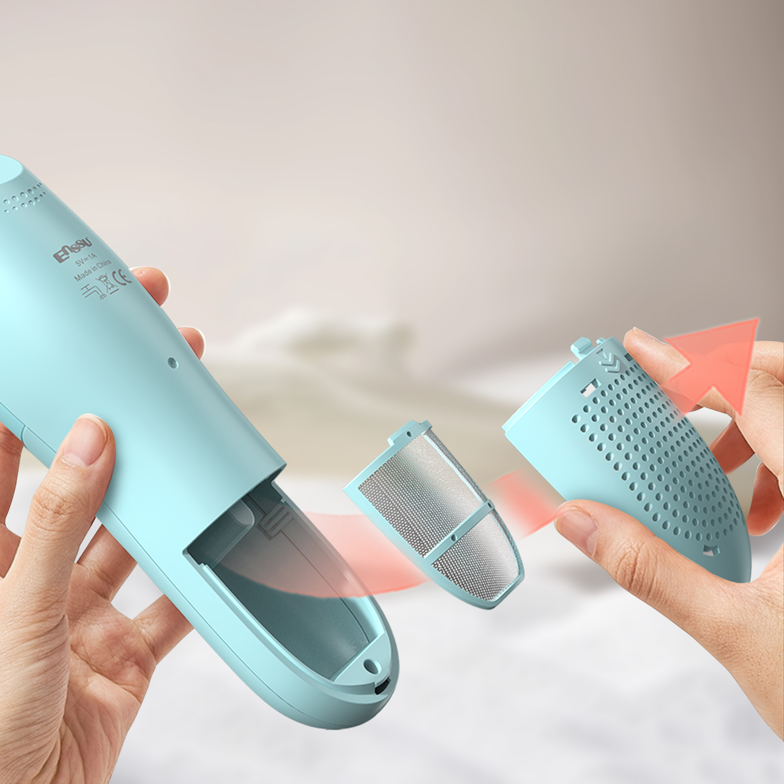 Βρεφική Ασύρματη Επαναφορτιζόμενη USB Κουρευτική Μηχανή με Αθόρυβη Λειτουργία για Μωρά & Ευαίσθητες Επιδερμίδες Βρεφική Ασύρματη Επαναφορτιζόμενη USB Κουρευτική Μηχανή με Αθόρυβη Λειτουργία για Μωρά & Ευαίσθητες Επιδερμίδες