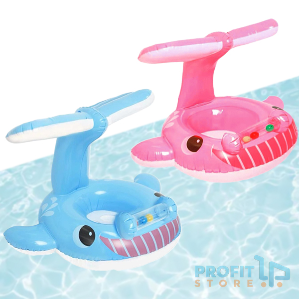 Βρεφικό - Παιδικό Φουσκωτό Σωσίβιο Κάθισμα Φαλαινάκι με Σκίαστρο σε Σχήμα Ουράς Φάλαινας - Baby Swimming Ring Βρεφικό - Παιδικό Φουσκωτό Σωσίβιο Κάθισμα Φαλαινάκι με Σκίαστρο σε Σχήμα Ουράς Φάλαινας - Baby Swimming Ring