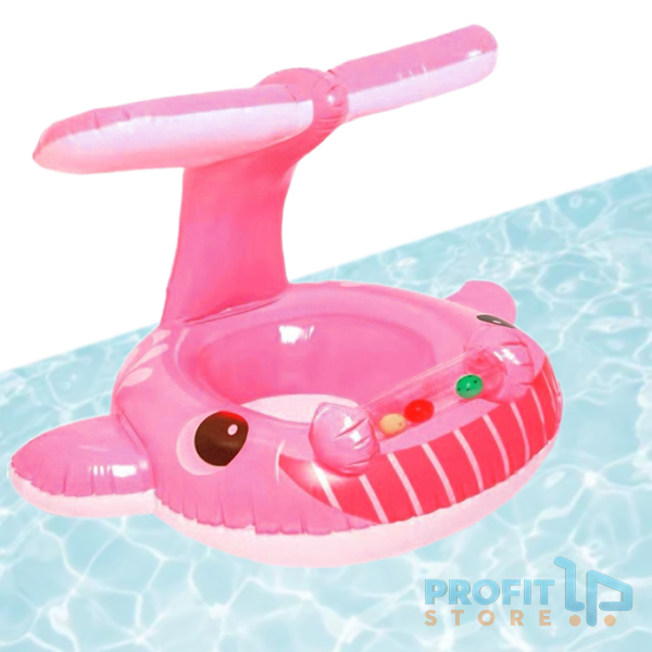 Βρεφικό - Παιδικό Φουσκωτό Σωσίβιο Κάθισμα Φαλαινάκι με Σκίαστρο σε Σχήμα Ουράς Φάλαινας - Baby Swimming Ring Βρεφικό - Παιδικό Φουσκωτό Σωσίβιο Κάθισμα Φαλαινάκι με Σκίαστρο σε Σχήμα Ουράς Φάλαινας - Baby Swimming Ring