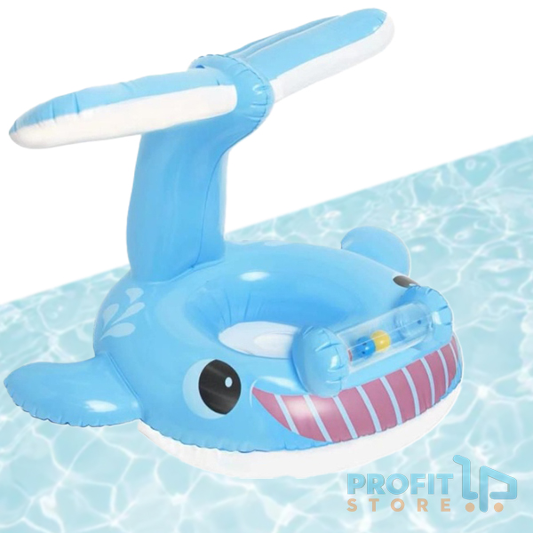 Βρεφικό - Παιδικό Φουσκωτό Σωσίβιο Κάθισμα Φαλαινάκι με Σκίαστρο σε Σχήμα Ουράς Φάλαινας - Baby Swimming Ring Βρεφικό - Παιδικό Φουσκωτό Σωσίβιο Κάθισμα Φαλαινάκι με Σκίαστρο σε Σχήμα Ουράς Φάλαινας - Baby Swimming Ring