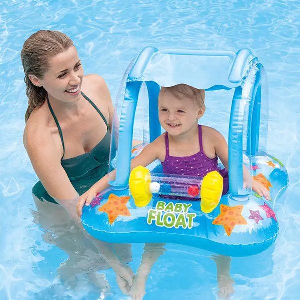 Βρεφικό - Παιδικό Φουσκωτό Σωσίβιο Κάθισμα με Σκίαστρο - Baby Swimming Ring Βρεφικό - Παιδικό Φουσκωτό Σωσίβιο Κάθισμα με Σκίαστρο - Baby Swimming Ring