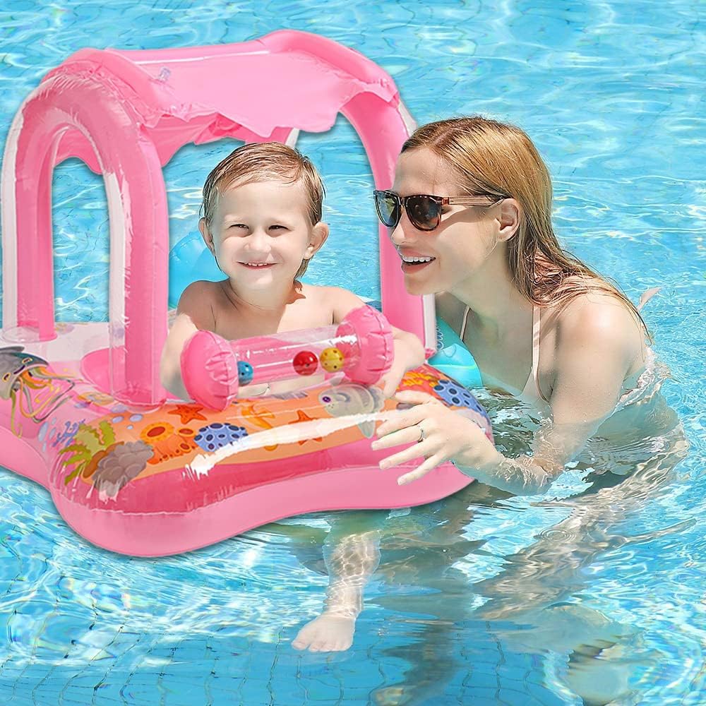 Βρεφικό - Παιδικό Φουσκωτό Σωσίβιο Κάθισμα με Σκίαστρο - Baby Swimming Ring Βρεφικό - Παιδικό Φουσκωτό Σωσίβιο Κάθισμα με Σκίαστρο - Baby Swimming Ring