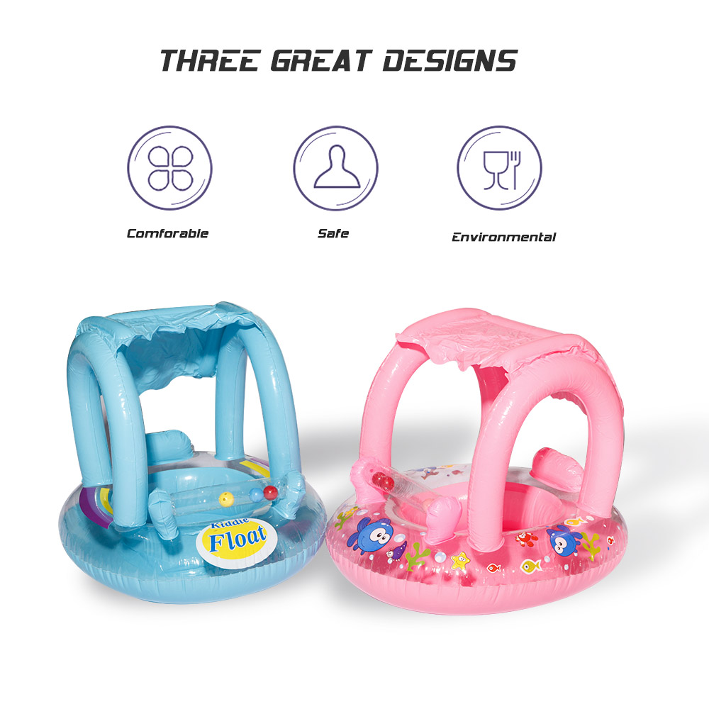 Βρεφικό - Παιδικό Φουσκωτό Σωσίβιο Κάθισμα με Σκίαστρο Μπλε - Baby Swimming Ring Βρεφικό - Παιδικό Φουσκωτό Σωσίβιο Κάθισμα με Σκίαστρο Μπλε - Baby Swimming Ring