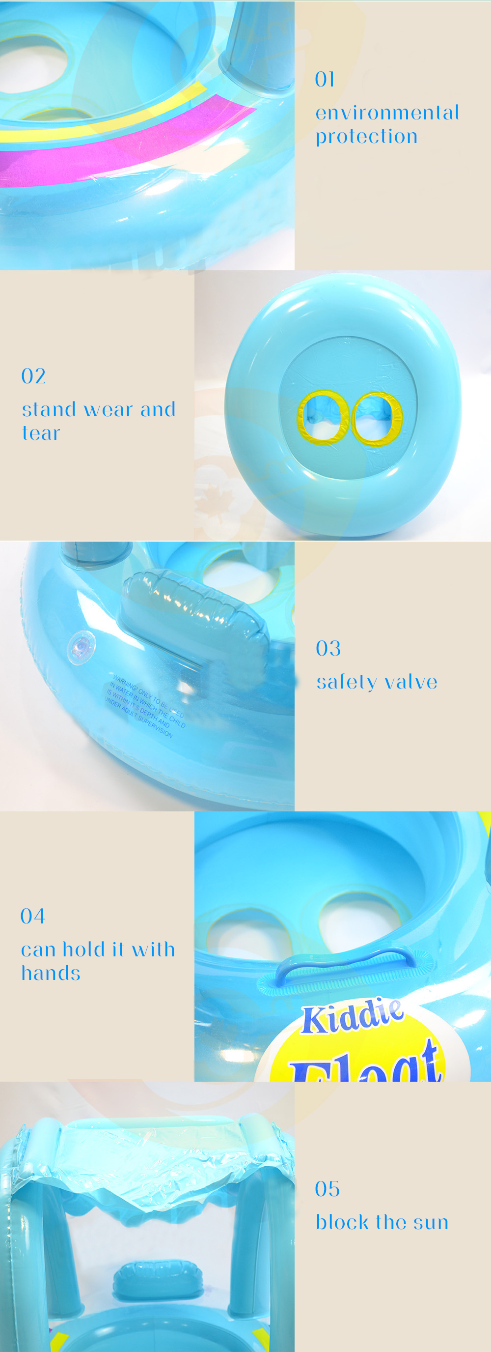 Βρεφικό - Παιδικό Φουσκωτό Σωσίβιο Κάθισμα με Σκίαστρο Μπλε - Baby Swimming Ring Βρεφικό - Παιδικό Φουσκωτό Σωσίβιο Κάθισμα με Σκίαστρο Μπλε - Baby Swimming Ring