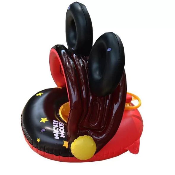 Βρεφικό Φουσκωτό Σωσίβιο Θαλάσσης Mickey Mouse με Σκιάστρο & Τιμόνι για 1-4 Ετών 80cm Βρεφικό Φουσκωτό Σωσίβιο Θαλάσσης Mickey Mouse με Σκιάστρο & Τιμόνι για 1-4 Ετών 80cm