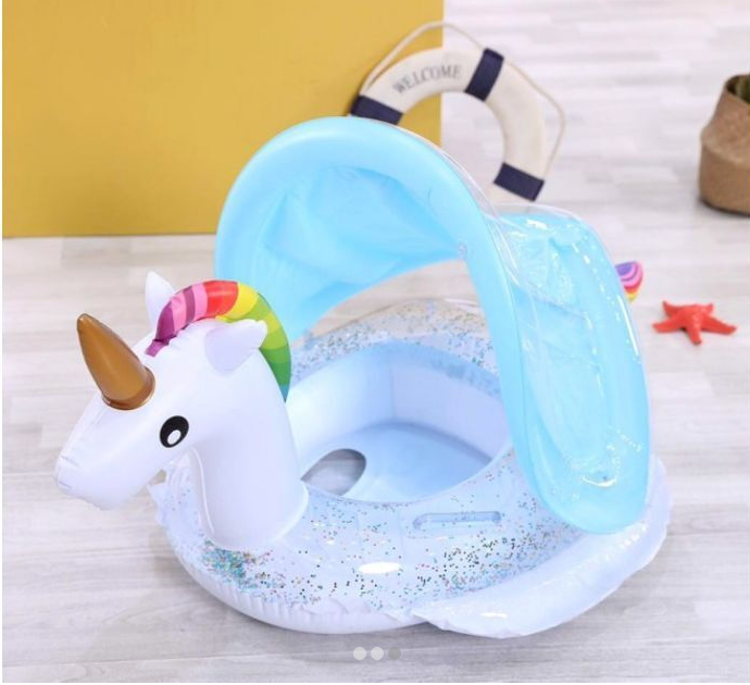 Βρεφικό - Παιδικό Φουσκωτό Σωσίβιο Μονόκερος με Λαβές & Σκίαστρο - Inflatable Swim Boat with Shade 85cm Βρεφικό - Παιδικό Φουσκωτό Σωσίβιο Μονόκερος με Λαβές & Σκίαστρο - Inflatable Swim Boat with Shade 85cm