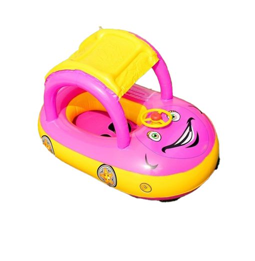 Βρεφικό - Παιδικό Φουσκωτό Σωσίβιο Smile Car με Τιμόνι, Λαβές & Σκίαστρο Ροζ - Inflatable Swim Boat with Shade Βρεφικό - Παιδικό Φουσκωτό Σωσίβιο Smile Car με Τιμόνι, Λαβές & Σκίαστρο Ροζ - Inflatable Swim Boat with Shade