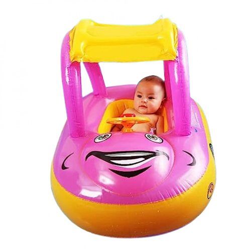Βρεφικό - Παιδικό Φουσκωτό Σωσίβιο Smile Car με Τιμόνι, Λαβές & Σκίαστρο Ροζ - Inflatable Swim Boat with Shade Βρεφικό - Παιδικό Φουσκωτό Σωσίβιο Smile Car με Τιμόνι, Λαβές & Σκίαστρο Ροζ - Inflatable Swim Boat with Shade