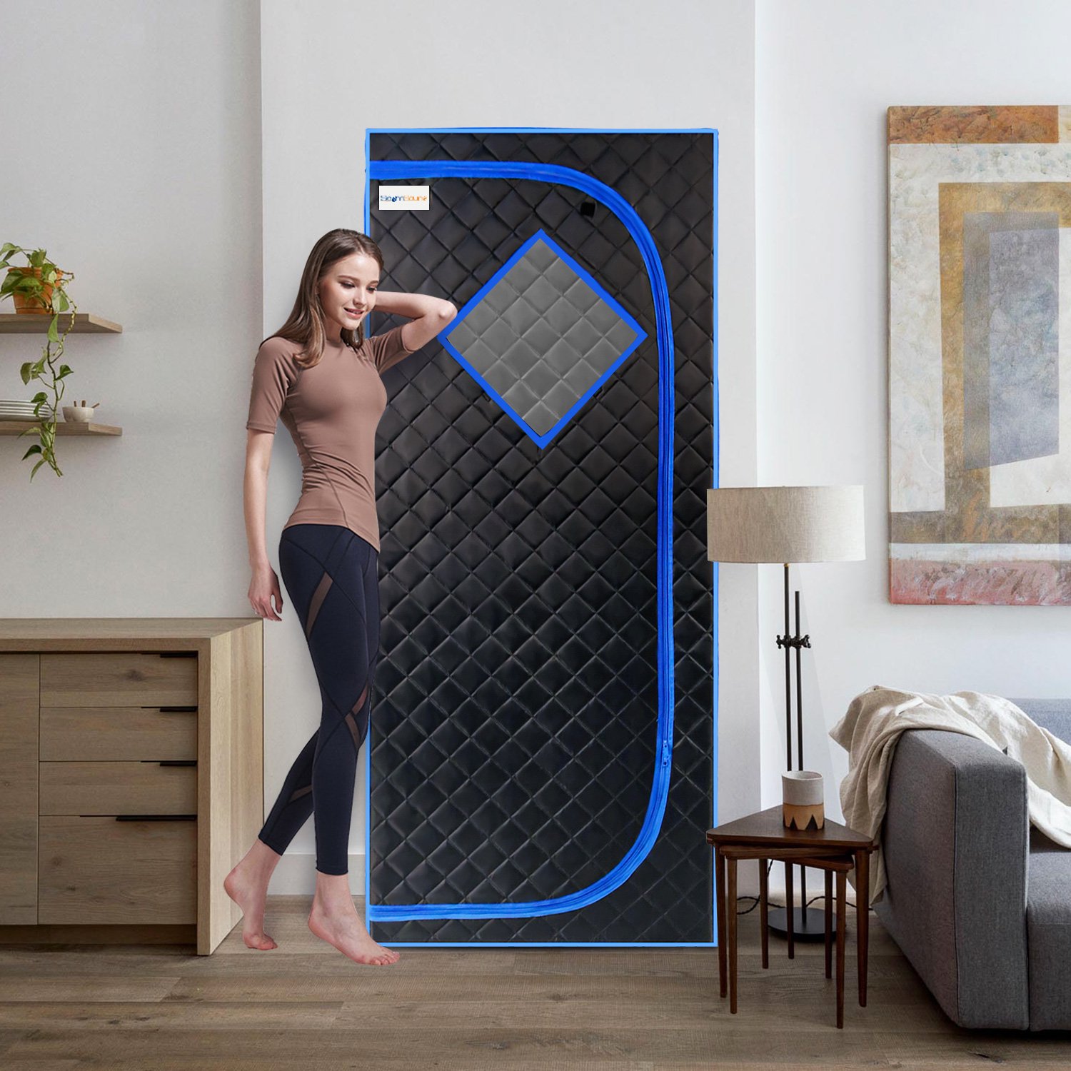 VSauna 2.0 Ολόσωμη Φορητή Ατομική Σάουνα - Χαμάμ Ατμού με Ισοθερμική Αδιάβροχη Καμπίνα & Τηλεκοντρόλ - Portable Steam Sauna Μαύρο VSauna 2.0 Ολόσωμη Φορητή Ατομική Σάουνα - Χαμάμ Ατμού με Ισοθερμική Αδιάβροχη Καμπίνα & Τηλεκοντρόλ - Portable Steam Sauna Μαύρο