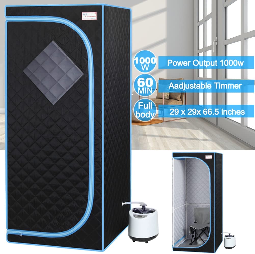 VSauna 2.0 Ολόσωμη Φορητή Ατομική Σάουνα - Χαμάμ Ατμού με Ισοθερμική Αδιάβροχη Καμπίνα & Τηλεκοντρόλ - Portable Steam Sauna Μαύρο VSauna 2.0 Ολόσωμη Φορητή Ατομική Σάουνα - Χαμάμ Ατμού με Ισοθερμική Αδιάβροχη Καμπίνα & Τηλεκοντρόλ - Portable Steam Sauna Μαύρο