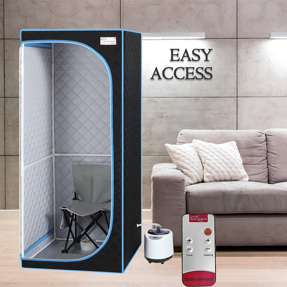 VSauna 2.0 Ολόσωμη Φορητή Ατομική Σάουνα - Χαμάμ Ατμού με Ισοθερμική Αδιάβροχη Καμπίνα & Τηλεκοντρόλ - Portable Steam Sauna Μαύρο VSauna 2.0 Ολόσωμη Φορητή Ατομική Σάουνα - Χαμάμ Ατμού με Ισοθερμική Αδιάβροχη Καμπίνα & Τηλεκοντρόλ - Portable Steam Sauna Μαύρο