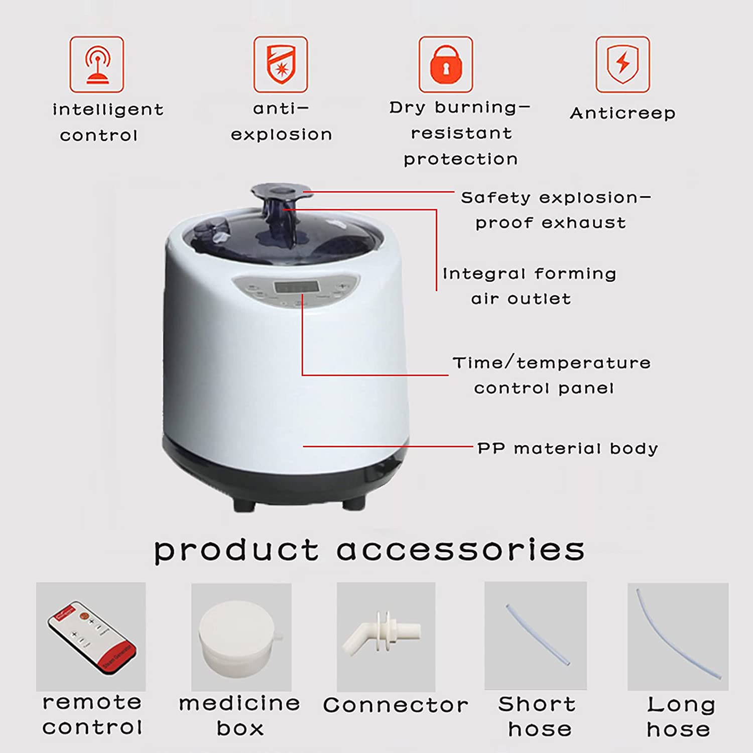 VSauna 2.0 Ολόσωμη Φορητή Ατομική Σάουνα - Χαμάμ Ατμού με Ισοθερμική Αδιάβροχη Καμπίνα & Τηλεκοντρόλ - Portable Steam Sauna Μαύρο VSauna 2.0 Ολόσωμη Φορητή Ατομική Σάουνα - Χαμάμ Ατμού με Ισοθερμική Αδιάβροχη Καμπίνα & Τηλεκοντρόλ - Portable Steam Sauna Μαύρο