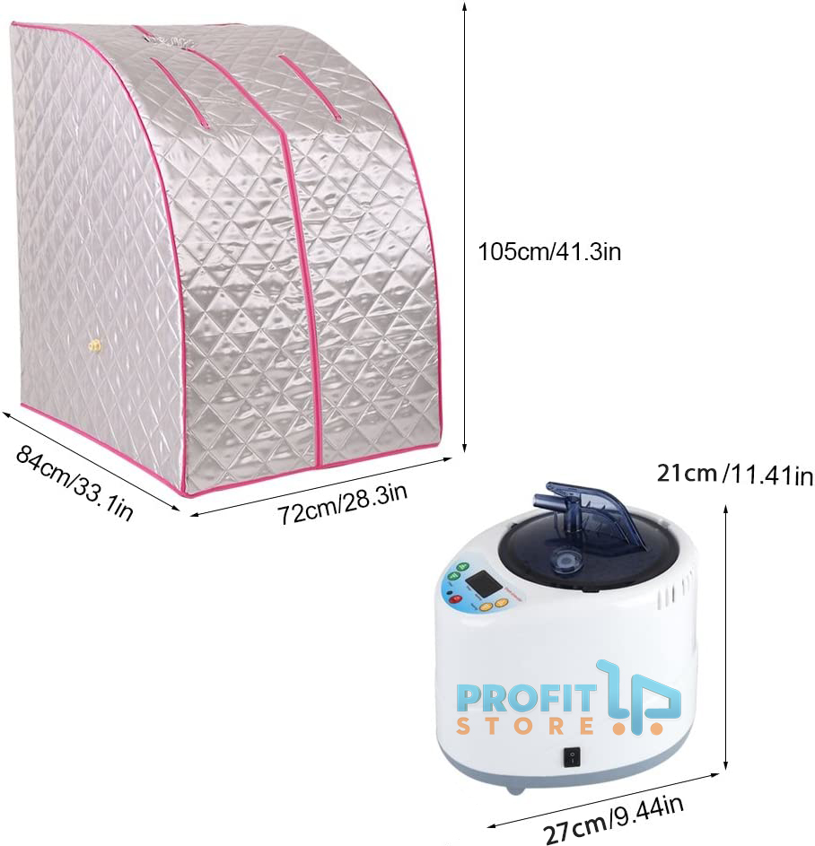 VSauna Φορητή Ατομική Σάουνα - Χαμάμ Ατμού με Ισοθερμική Αδιάβροχη Ολόσωμη Καμπίνα & Κουκούλα - Portable Steam Sauna VSauna Φορητή Ατομική Σάουνα - Χαμάμ Ατμού με Ισοθερμική Αδιάβροχη Ολόσωμη Καμπίνα & Κουκούλα - Portable Steam Sauna