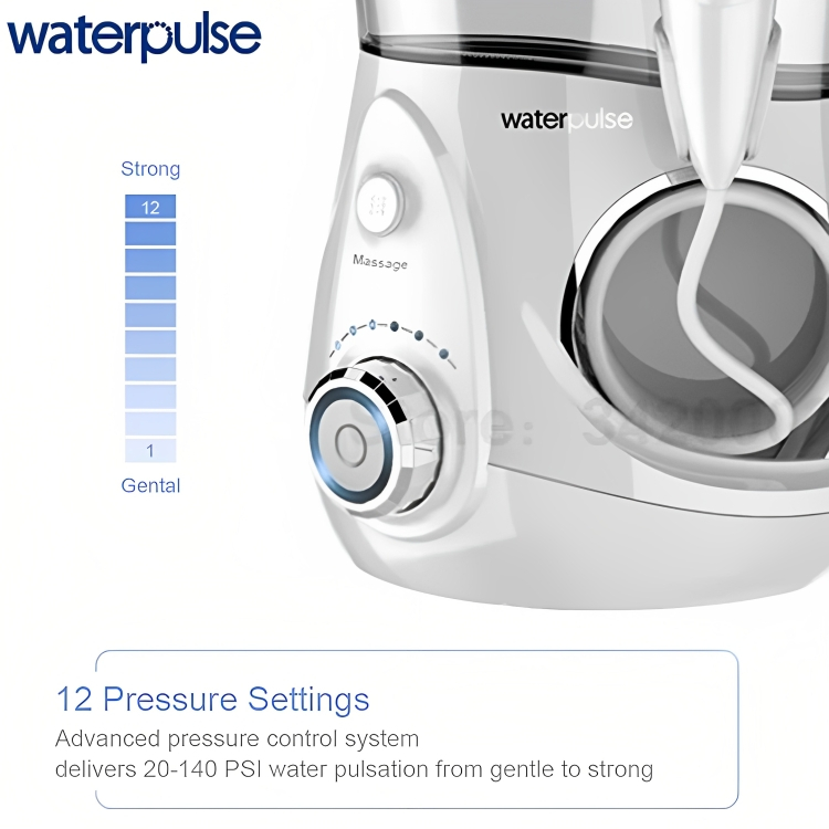 Waterpulse Ολοκληρωμένο Οδοντιατρικό Σύστημα Καθαρισμού Δοντιών V600 - Pressure Floss and Massage - 700 mL Waterpulse Ολοκληρωμένο Οδοντιατρικό Σύστημα Καθαρισμού Δοντιών V600 - Pressure Floss and Massage - 700 mL