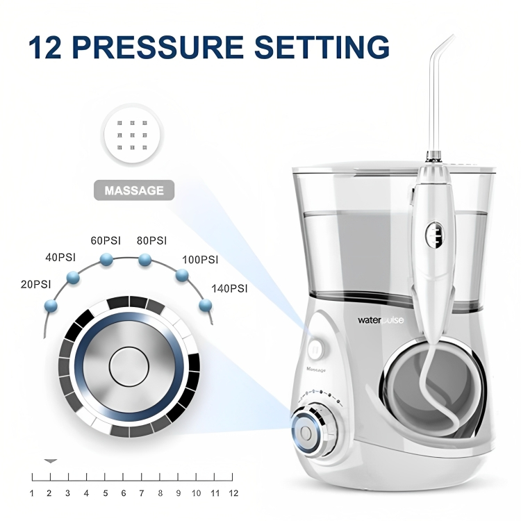 Waterpulse Ολοκληρωμένο Οδοντιατρικό Σύστημα Καθαρισμού Δοντιών V600 - Pressure Floss and Massage - 700 mL Waterpulse Ολοκληρωμένο Οδοντιατρικό Σύστημα Καθαρισμού Δοντιών V600 - Pressure Floss and Massage - 700 mL