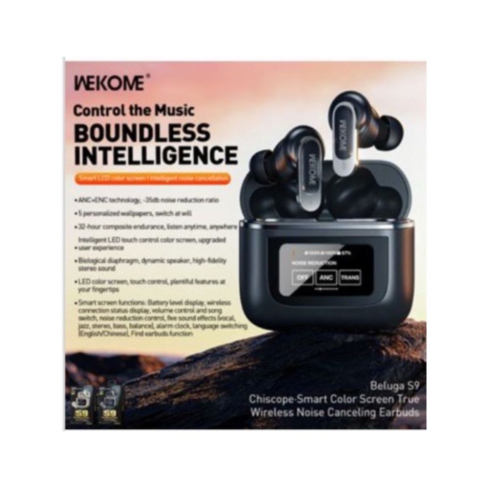 WEKOME TWS Ακουστικά Beluga S9 με Θήκη Φόρτισης, Χρυσό WEKOME TWS Ακουστικά Beluga S9 με Θήκη Φόρτισης, Χρυσό