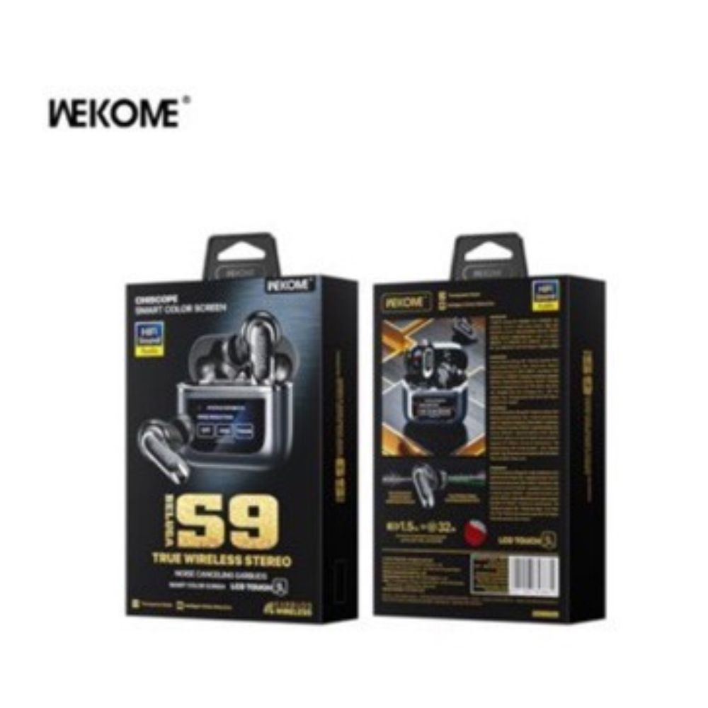 WEKOME TWS Ακουστικά Beluga S9 με Θήκη Φόρτισης, Χρυσό WEKOME TWS Ακουστικά Beluga S9 με Θήκη Φόρτισης, Χρυσό