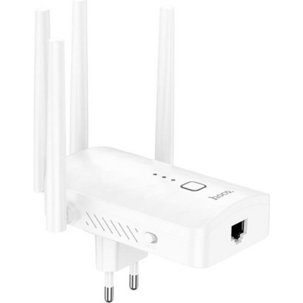 WiFi Repeater Hoco 2.4GHz 300Mbps με 4 Κεραίες – Ενισχυτής Σήματος WiFi Repeater Hoco 2.4GHz 300Mbps με 4 Κεραίες – Ενισχυτής Σήματος