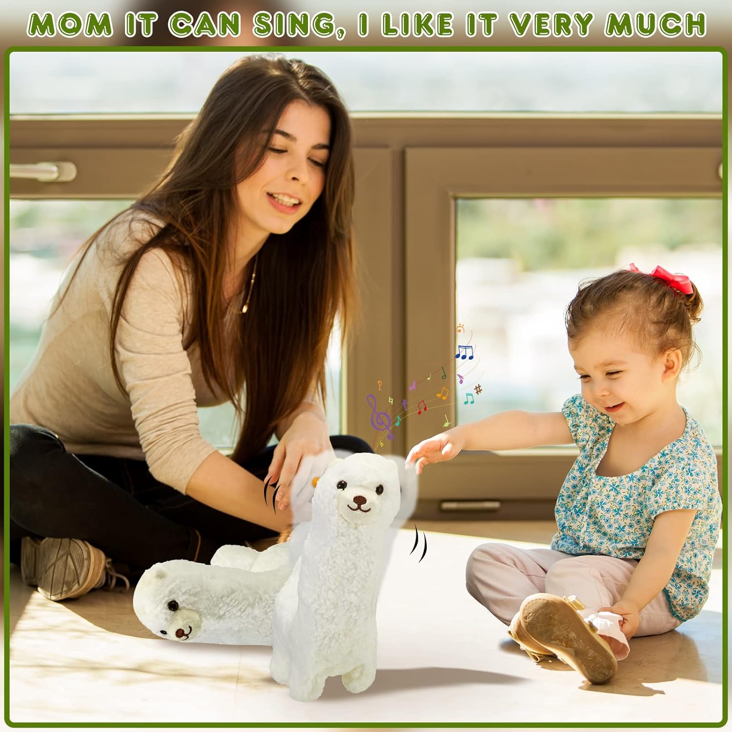 Χαριτωμένο Λούτρινο Παιχνίδι Αλπάκα με Μουσική & Κίνηση για Ηλικίες 1-3 Ετών - Λευκό Χαριτωμένο Λούτρινο Παιχνίδι Αλπάκα με Μουσική & Κίνηση για Ηλικίες 1-3 Ετών - Λευκό