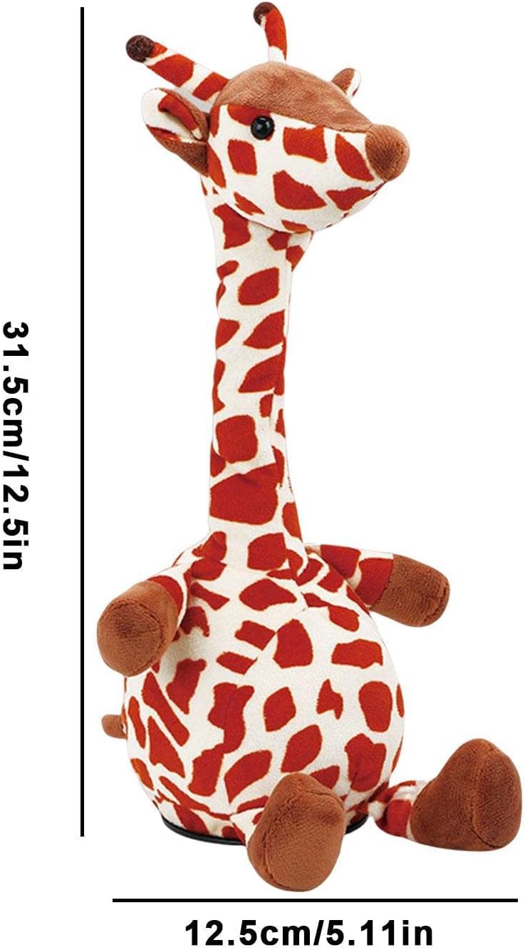 Χαριτωμένο Λούτρινο Παιχνίδι Καμηλοπάρδαλη με Μουσική & Κίνηση για Ηλικίες 1-6 Ετών Χαριτωμένο Λούτρινο Παιχνίδι Καμηλοπάρδαλη με Μουσική & Κίνηση για Ηλικίες 1-6 Ετών