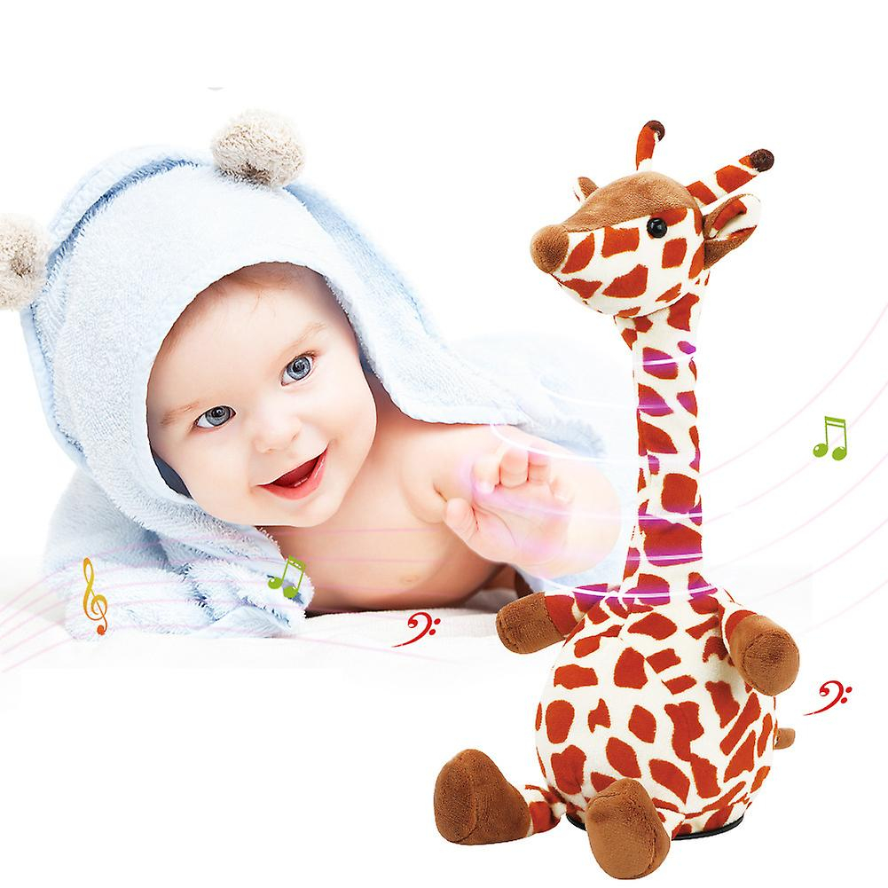 Χαριτωμένο Λούτρινο Παιχνίδι Καμηλοπάρδαλη με Μουσική & Κίνηση για Ηλικίες 1-6 Ετών Χαριτωμένο Λούτρινο Παιχνίδι Καμηλοπάρδαλη με Μουσική & Κίνηση για Ηλικίες 1-6 Ετών