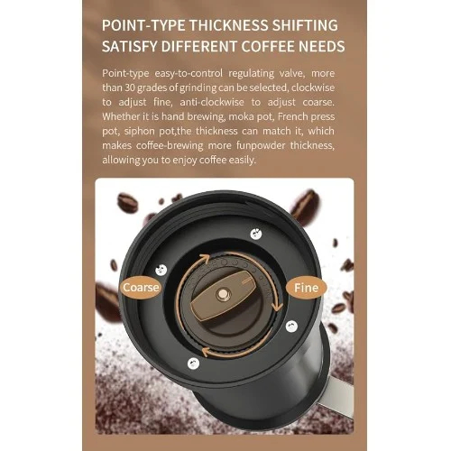 Χειροκίνητος Μύλος Καφέ Hoomei με Κεραμικό Μηχανισμό και Ρύθμιση Λεπτότητας 30g Χειροκίνητος Μύλος Καφέ Hoomei με Κεραμικό Μηχανισμό και Ρύθμιση Λεπτότητας 30g