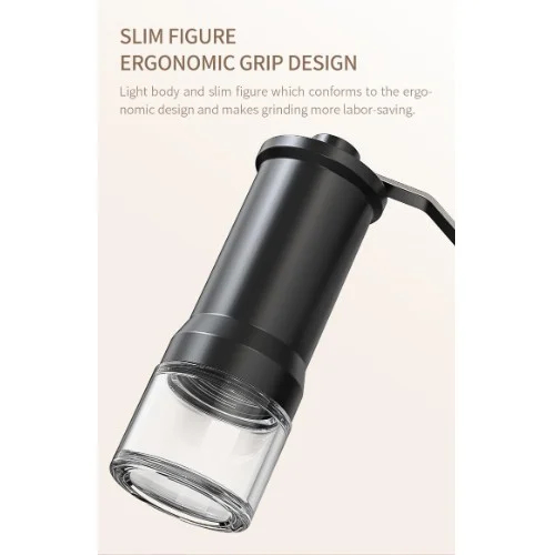 Χειροκίνητος Μύλος Καφέ Hoomei με Κεραμικό Μηχανισμό και Ρύθμιση Λεπτότητας 30g Χειροκίνητος Μύλος Καφέ Hoomei με Κεραμικό Μηχανισμό και Ρύθμιση Λεπτότητας 30g