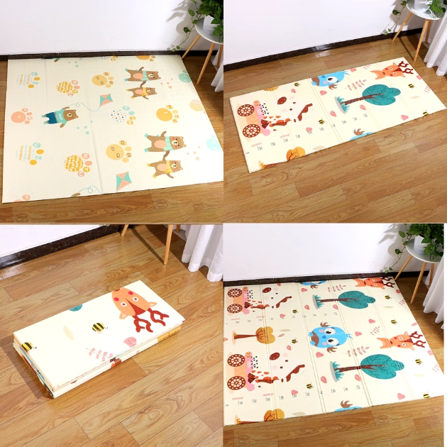 XL Μεγάλο Παιδικό Αναδιπλούμενο Χαλάκι Παιχνιδιού με Ζωάκια - 180 x 200cm - ForHome XL Μεγάλο Παιδικό Αναδιπλούμενο Χαλάκι Παιχνιδιού με Ζωάκια - 180 x 200cm - ForHome