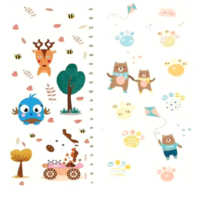 XL Μεγάλο Παιδικό Αναδιπλούμενο Χαλάκι Παιχνιδιού με Ζωάκια - 180 x 200cm - ForHome XL Μεγάλο Παιδικό Αναδιπλούμενο Χαλάκι Παιχνιδιού με Ζωάκια - 180 x 200cm - ForHome