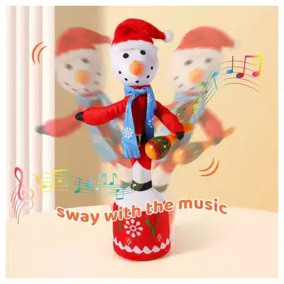 XMAS Funky Επαναφορτιζόμενο Παιδικό Παιχνίδι Χιονάνθρωπος με Μουσική που Χορεύει, Τραγουδάει και Επαναλαμβάνει XMAS Funky Επαναφορτιζόμενο Παιδικό Παιχνίδι Χιονάνθρωπος με Μουσική που Χορεύει, Τραγουδάει και Επαναλαμβάνει