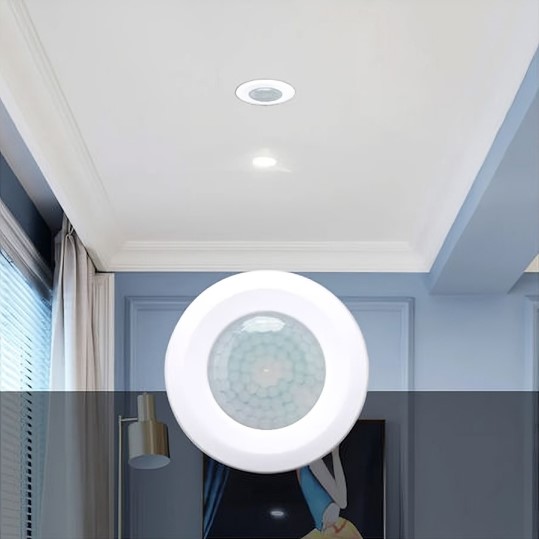 Χωνευτό Σποτ Τοίχου και Οροφής με Ενσωματωμένο LED, Ανίχνευση Κίνησης 360 Μοίρες και Χρονοδιακόπτη - AIGOSTAR Χωνευτό Σποτ Τοίχου και Οροφής με Ενσωματωμένο LED, Ανίχνευση Κίνησης 360 Μοίρες και Χρονοδιακόπτη - AIGOSTAR