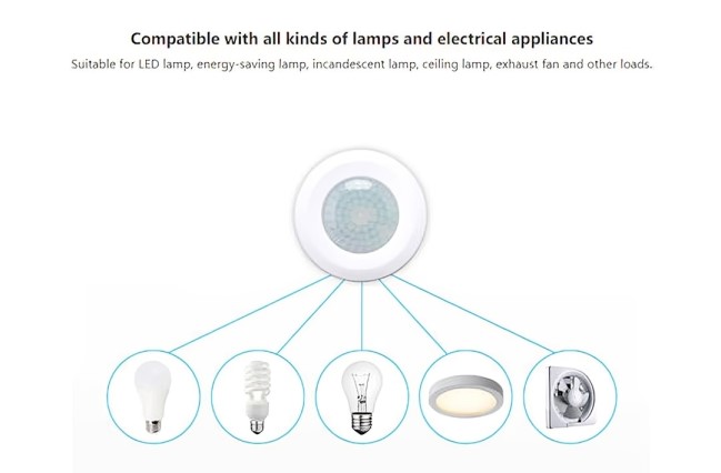 Χωνευτό Σποτ Τοίχου και Οροφής με Ενσωματωμένο LED, Ανίχνευση Κίνησης 360 Μοίρες και Χρονοδιακόπτη - AIGOSTAR Χωνευτό Σποτ Τοίχου και Οροφής με Ενσωματωμένο LED, Ανίχνευση Κίνησης 360 Μοίρες και Χρονοδιακόπτη - AIGOSTAR