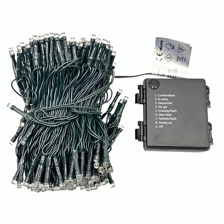 Χριστουγεννιάτικα Αδιάβροχα IP44 Λαμπάκια Μπαταρίας 30m 300 MicroLED Λευκού ψυχρού Φωτισμού με 8 Προγράμματα & Χρονοδιακόπτη - Arrango Χριστουγεννιάτικα Αδιάβροχα IP44 Λαμπάκια Μπαταρίας 30m 300 MicroLED Λευκού ψυχρού Φωτισμού με 8 Προγράμματα & Χρονοδιακόπτη - Arrango