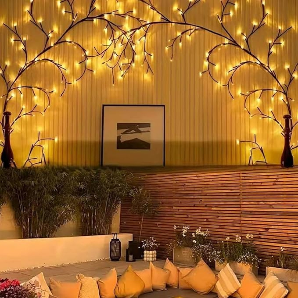 Χριστουγεννιάτικα Διακοσμητικά Κλαδιά Τοίχου με 72 LED Λευκού Θερμού Φωτισμού & Τηλεχειριστήριο Χριστουγεννιάτικα Διακοσμητικά Κλαδιά Τοίχου με 72 LED Λευκού Θερμού Φωτισμού & Τηλεχειριστήριο