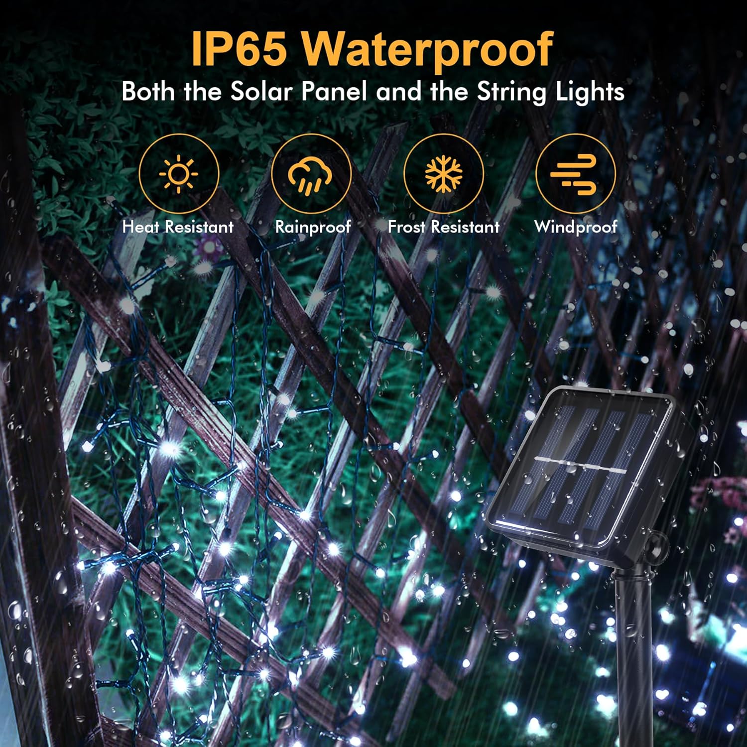 Χριστουγεννιάτικα Ηλιακά Λαμπάκια 360 LED Ψυχρού Λευκού Φωτισμού - 17.95 m, Αδιάβροχα IP44 Χριστουγεννιάτικα Ηλιακά Λαμπάκια 360 LED Ψυχρού Λευκού Φωτισμού - 17.95 m, Αδιάβροχα IP44