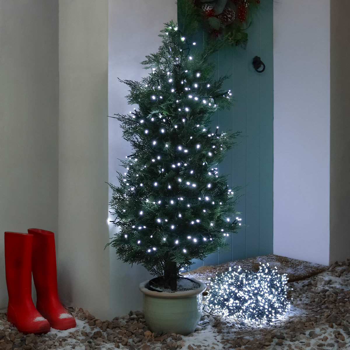 Χριστουγεννιάτικα Λαμπάκια 13.95m με 280 LED Λευκού Φωτισμού, IP44 Χριστουγεννιάτικα Λαμπάκια 13.95m με 280 LED Λευκού Φωτισμού, IP44