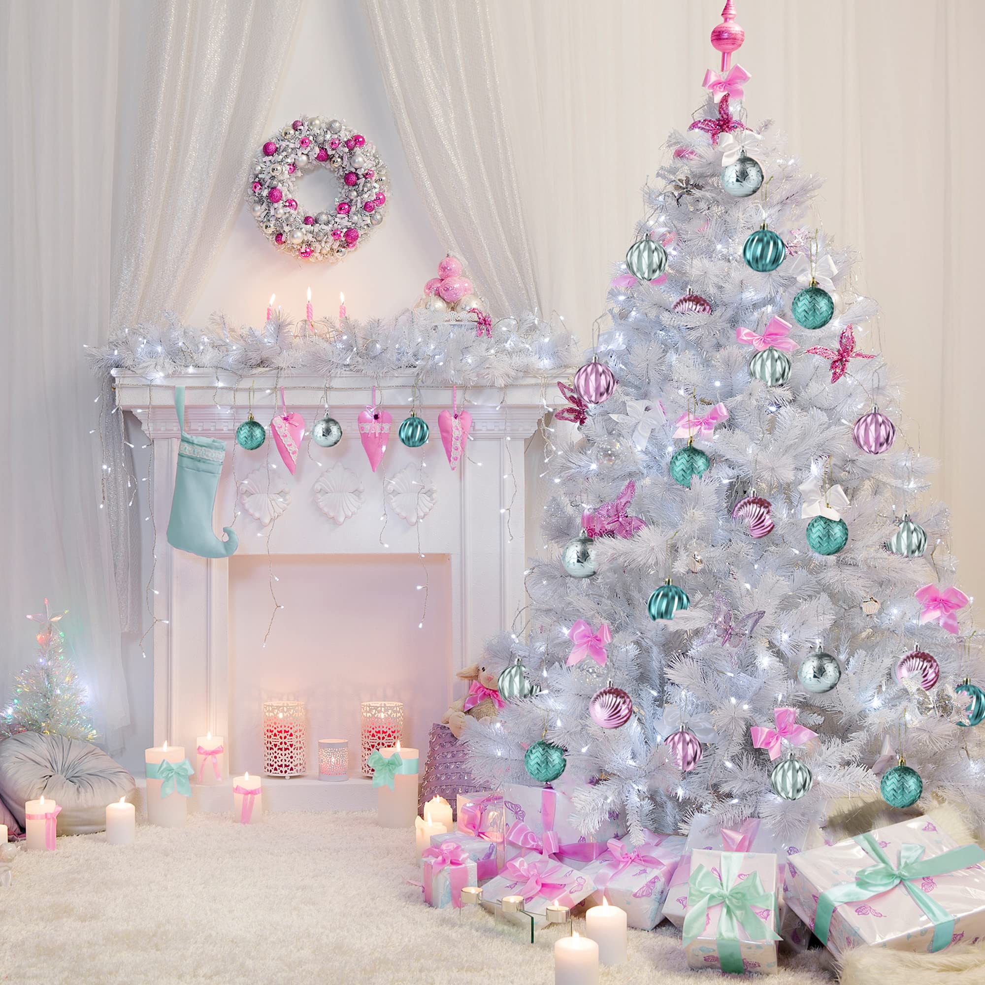 Χριστουγεννιάτικα Λαμπάκια 1000 LED - 50m Λευκού Μπλε Φωτισμού για Σπίτι και Κήπο Χριστουγεννιάτικα Λαμπάκια 1000 LED - 50m Λευκού Μπλε Φωτισμού για Σπίτι και Κήπο