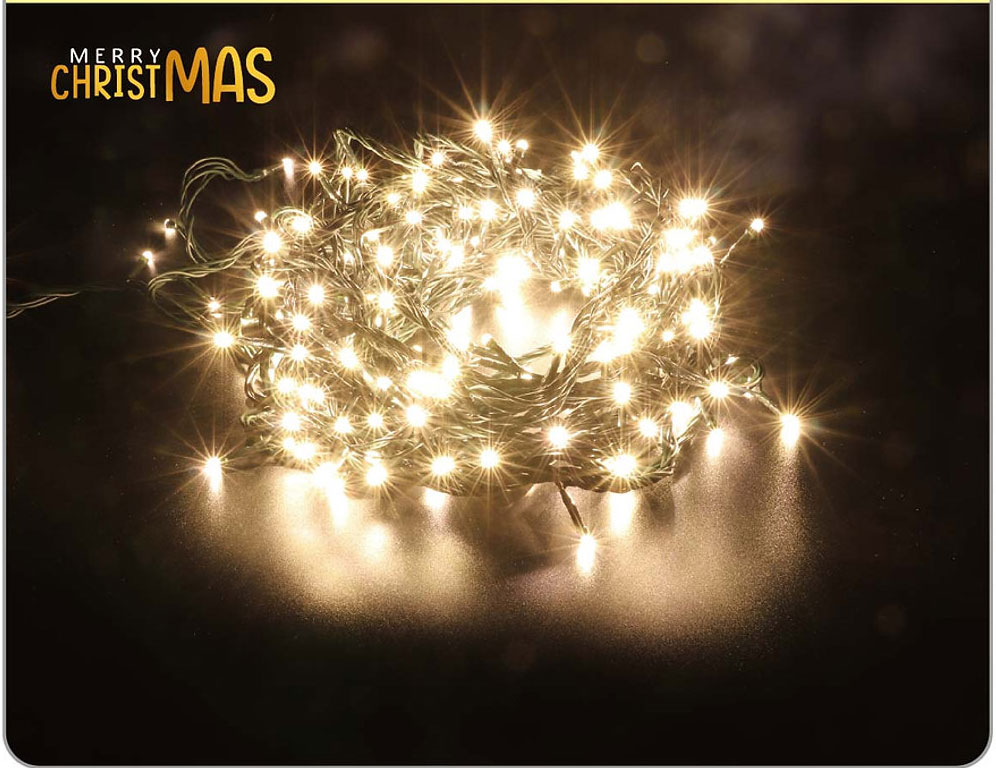 Χριστουγεννιάτικα Λαμπάκια 8.5m 100 LED Θερμού Λευκού Φωτισμού με Μουσική & 3 Προγράμματα Arrango Χριστουγεννιάτικα Λαμπάκια 8.5m 100 LED Θερμού Λευκού Φωτισμού με Μουσική & 3 Προγράμματα Arrango