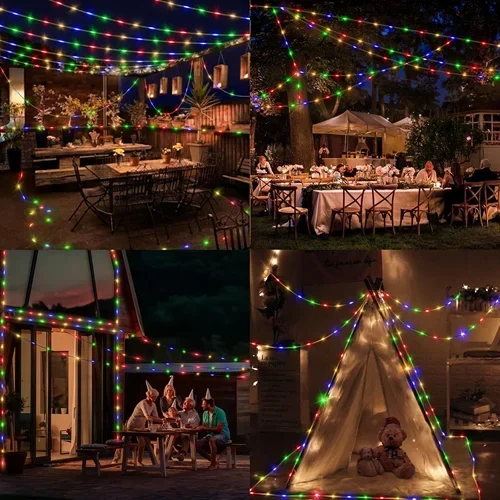Χριστουγεννιάτικα Λαμπάκια για Εσωτερικό και Εξωτερικό Χώρο 500LED 3m+50m Πολύχρωμου Φωτισμού Aigostar Χριστουγεννιάτικα Λαμπάκια για Εσωτερικό και Εξωτερικό Χώρο 500LED 3m+50m Πολύχρωμου Φωτισμού Aigostar