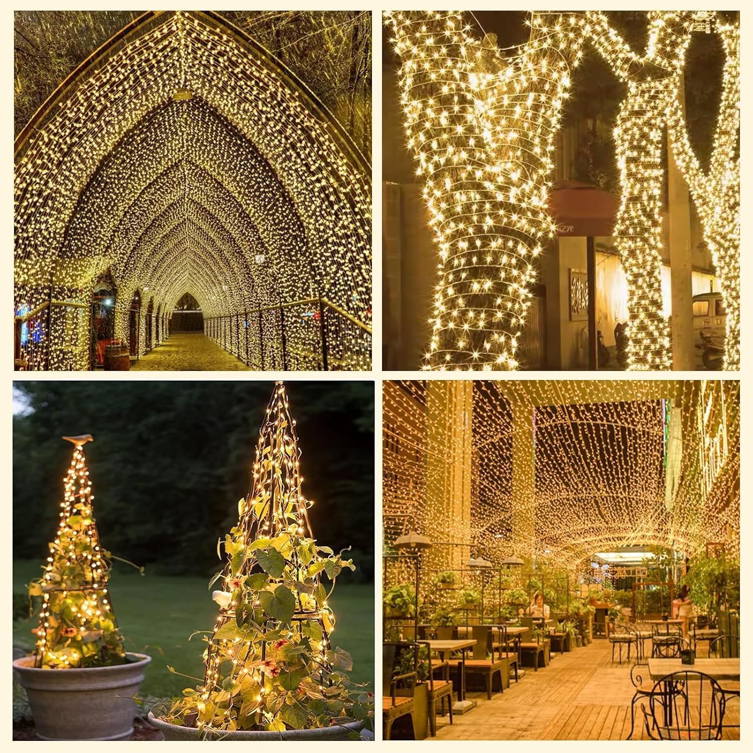 Χριστουγεννιάτικα Λαμπάκια με 360 LED 17.95m Λευκού Θερμού Φωτισμού, IP44 Χριστουγεννιάτικα Λαμπάκια με 360 LED 17.95m Λευκού Θερμού Φωτισμού, IP44