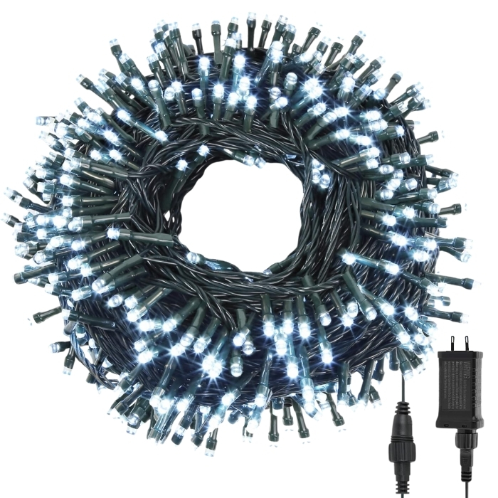Χριστουγεννιάτικα Λαμπάκια με 700LED Ψυχρού Λευκού Φωτισμού 34.9m - Εσωτερικού & Εξωτερικού Χώρου Χριστουγεννιάτικα Λαμπάκια με 700LED Ψυχρού Λευκού Φωτισμού 34.9m - Εσωτερικού & Εξωτερικού Χώρου