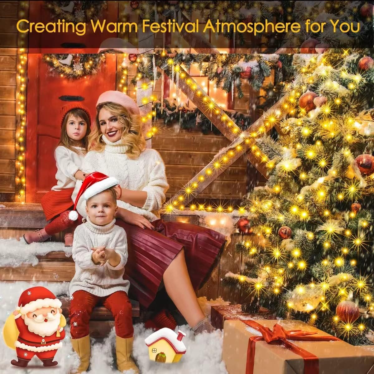 Χριστουγεννιάτικα Λαμπάκια 50m για Εσωτερικό και Εξωτερικό Χώρο - 500 LED Λευκού Θερμού Φωτισμού - Aigostar Χριστουγεννιάτικα Λαμπάκια 50m για Εσωτερικό και Εξωτερικό Χώρο - 500 LED Λευκού Θερμού Φωτισμού - Aigostar