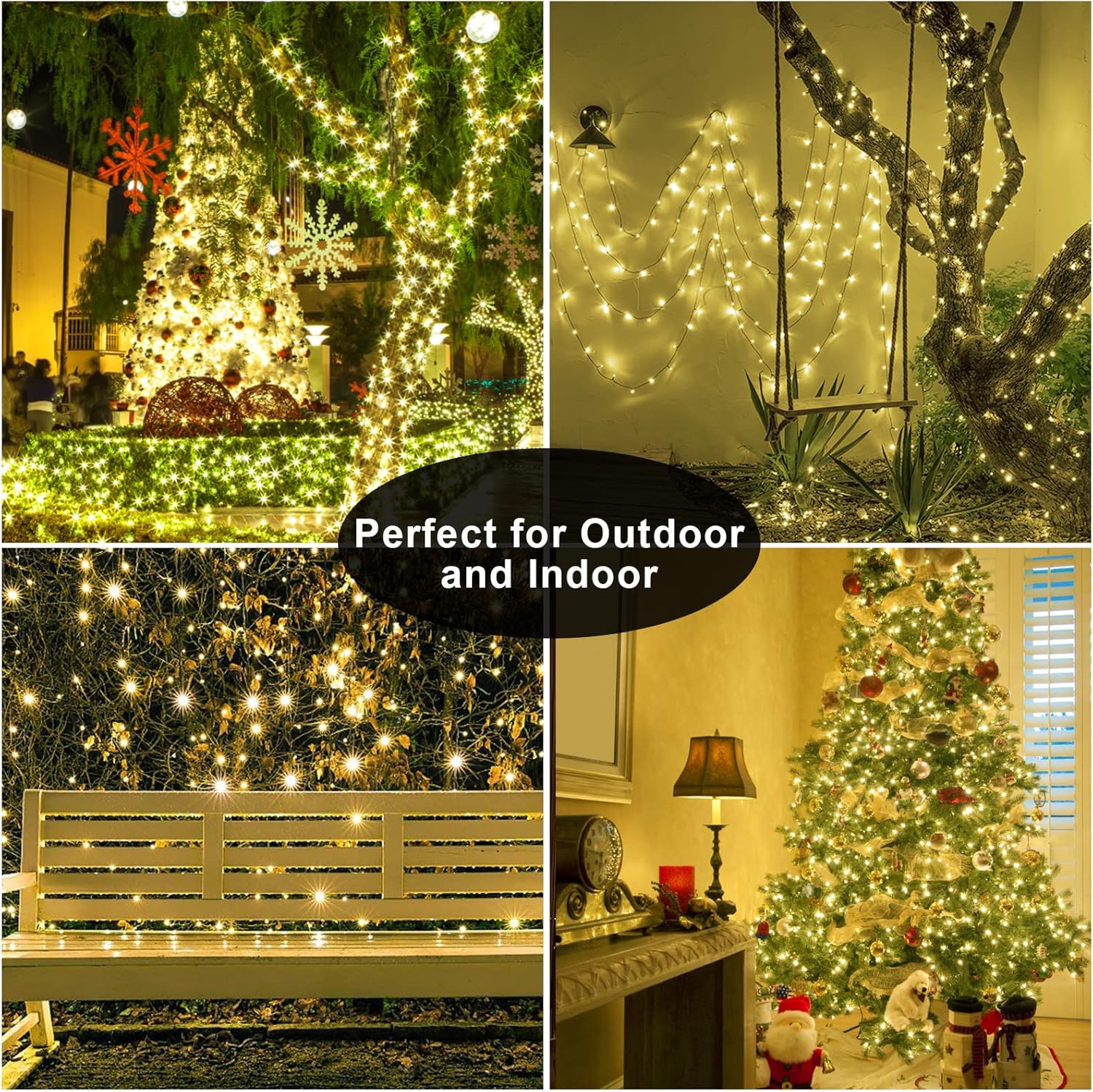 Χριστουγεννιάτικα Λαμπάκια 50m για Εσωτερικό και Εξωτερικό Χώρο - 500 LED Λευκού Θερμού Φωτισμού - Aigostar Χριστουγεννιάτικα Λαμπάκια 50m για Εσωτερικό και Εξωτερικό Χώρο - 500 LED Λευκού Θερμού Φωτισμού - Aigostar