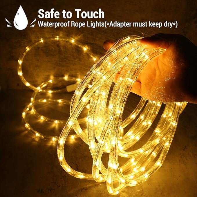 Χριστουγεννιάτικα Λαμπάκια σε Φωτοσωλήνα 200 LED - 10 m + 3m Καλώδιο με Θερμό Λευκό Φωτισμό και 8 Προγράμματα - Xmasfest Χριστουγεννιάτικα Λαμπάκια σε Φωτοσωλήνα 200 LED - 10 m + 3m Καλώδιο με Θερμό Λευκό Φωτισμό και 8 Προγράμματα - Xmasfest