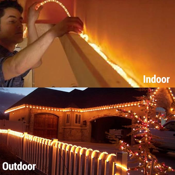 Χριστουγεννιάτικα Λαμπάκια σε Φωτοσωλήνα 200 LED - 10 m + 3m Καλώδιο με Θερμό Λευκό Φωτισμό και 8 Προγράμματα - Xmasfest Χριστουγεννιάτικα Λαμπάκια σε Φωτοσωλήνα 200 LED - 10 m + 3m Καλώδιο με Θερμό Λευκό Φωτισμό και 8 Προγράμματα - Xmasfest