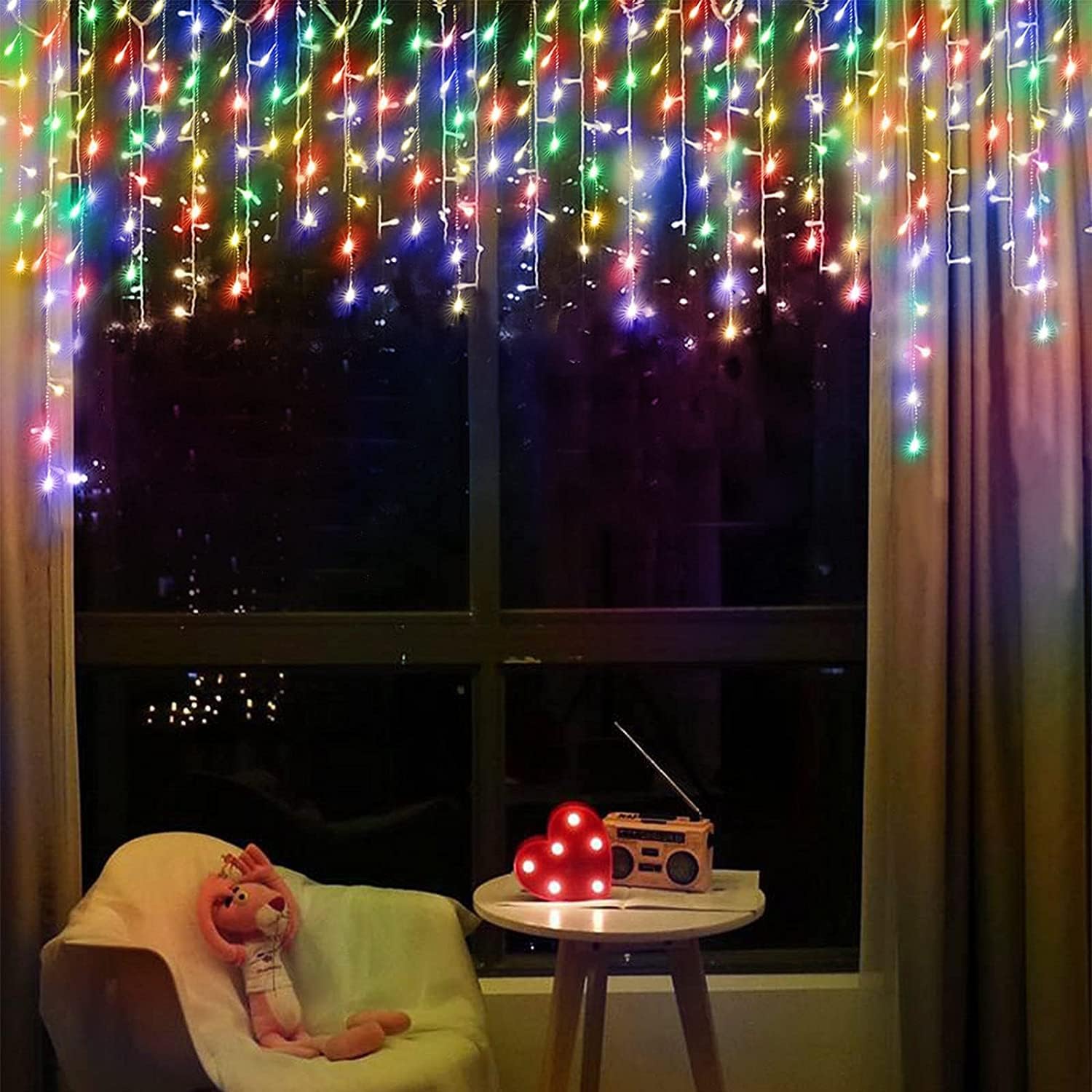 Χριστουγεννιάτικα Λαμπάκια Βροχή 5m - 168 LED Πολύχρωμου Φωτισμού Εσωτερικού & Εξωτερικού Χώρου Χριστουγεννιάτικα Λαμπάκια Βροχή 5m - 168 LED Πολύχρωμου Φωτισμού Εσωτερικού & Εξωτερικού Χώρου